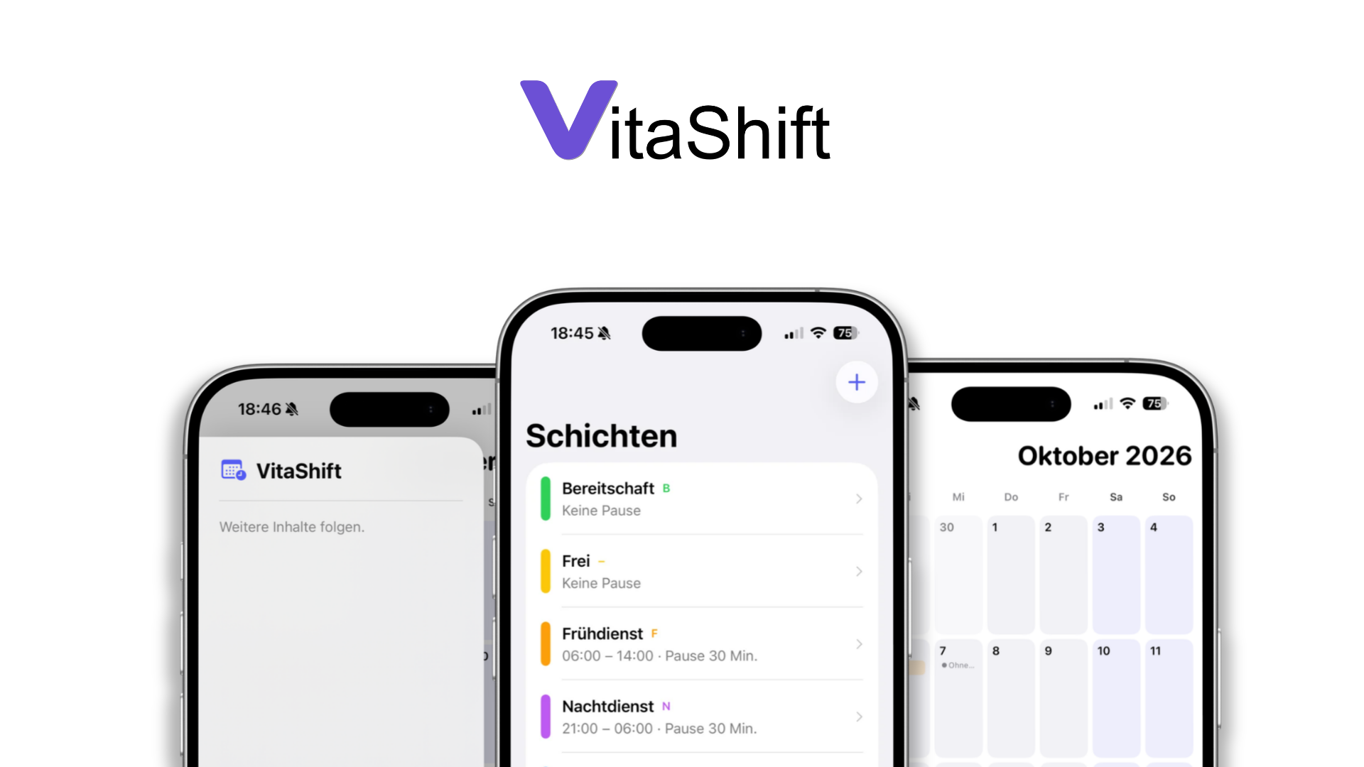 VitaShift App Vorschau